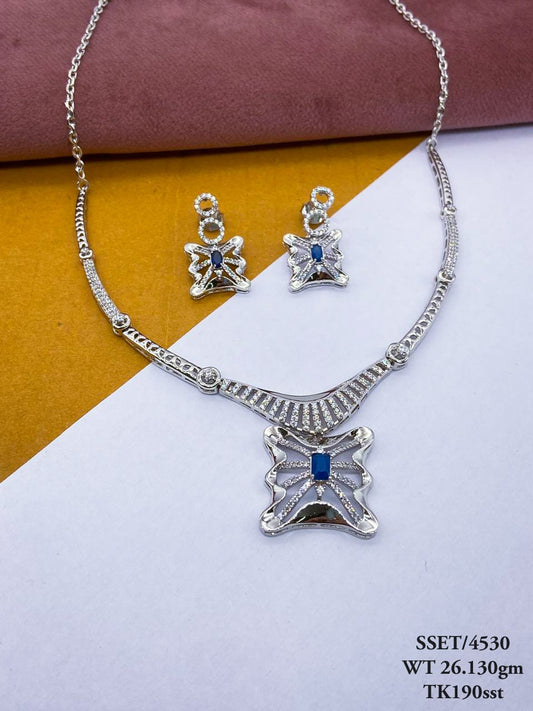 Sterling Silver Signity Set