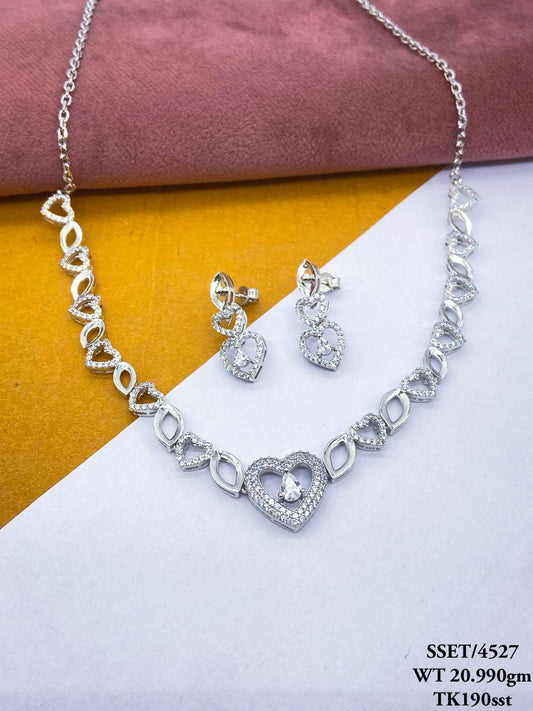 Sterling Silver Signity Set