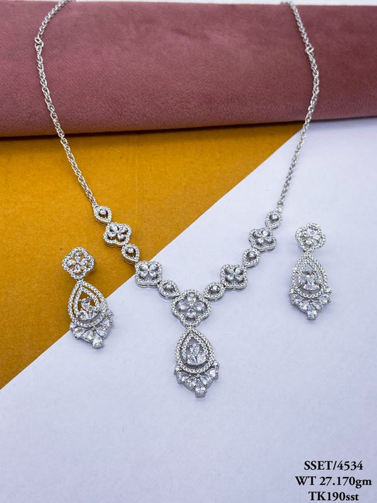 Sterling Silver Signity Set