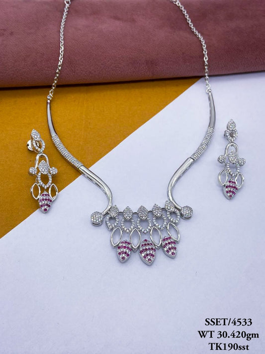 Sterling Silver Signity Set
