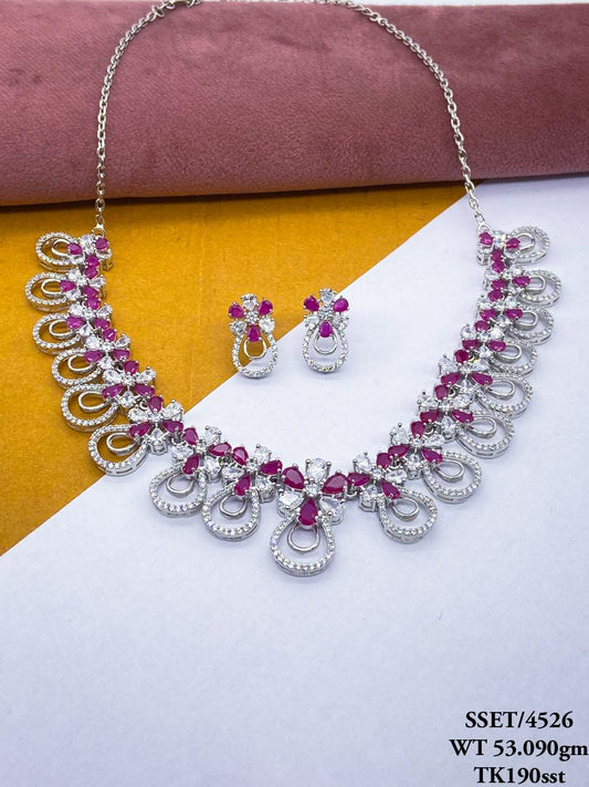 Sterling Silver Signity Set