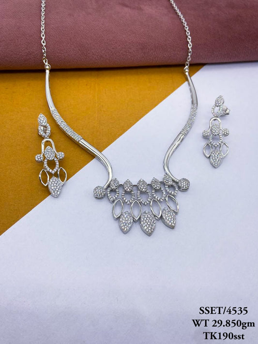 Sterling Silver Signity Set