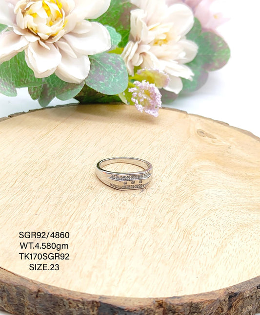 Sterling Silver Gents Ring