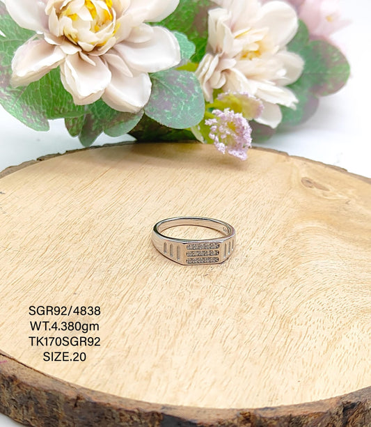 Sterling Silver Gents Ring