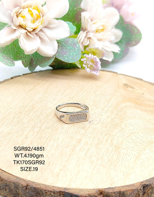 Sterling Silver Gents Ring