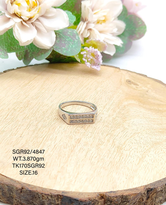 Sterling Silver Gents Ring