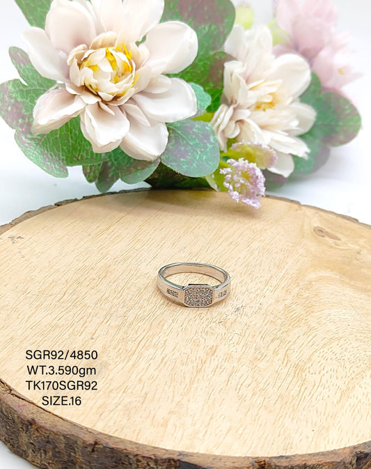 Sterling Silver Gents Ring