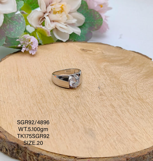 Sterling Silver Gents Ring