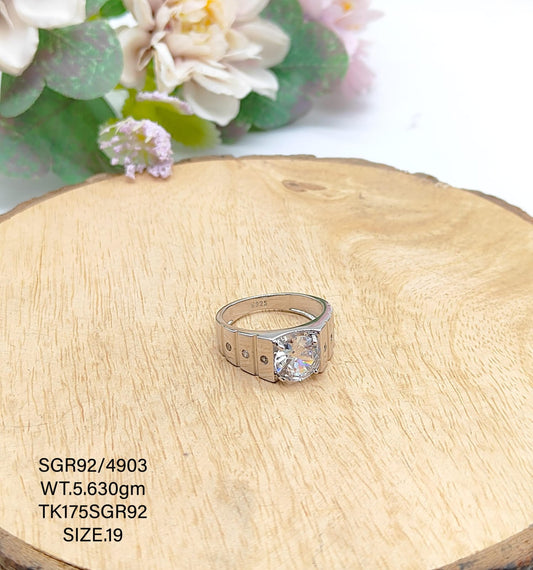 Sterling Silver Gents Ring