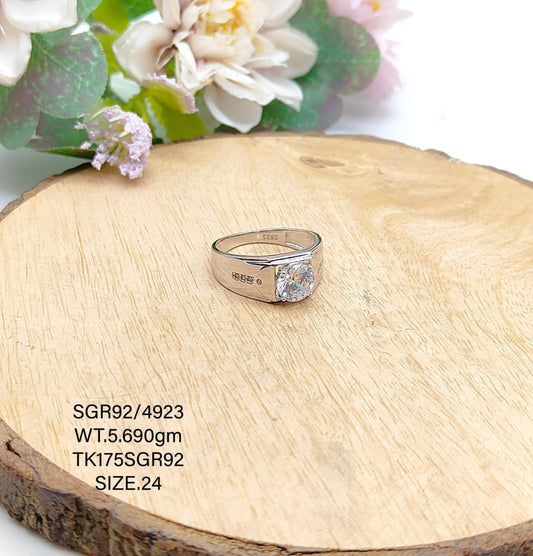 Sterling Silver Gents Ring