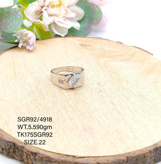 Sterling Silver Gents Ring