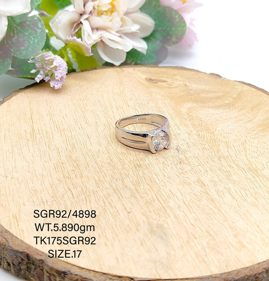 Sterling Silver Gents Ring