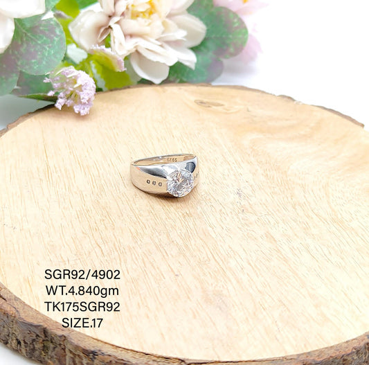 Sterling Silver Gents Ring