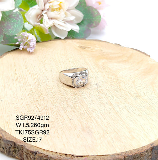 Sterling Silver Gents Ring
