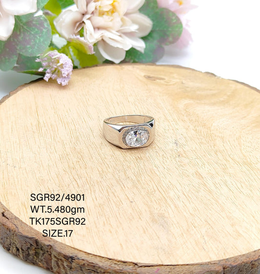 Sterling Silver Gents Ring