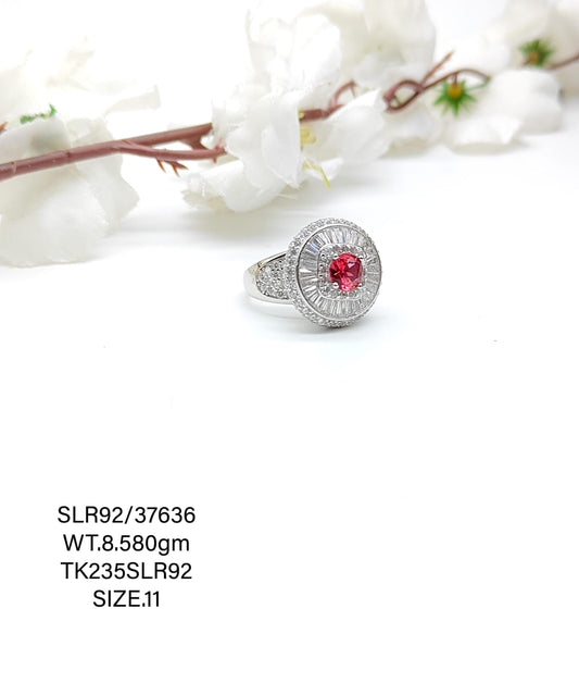 Sterling Silver Signity Ladies Ring