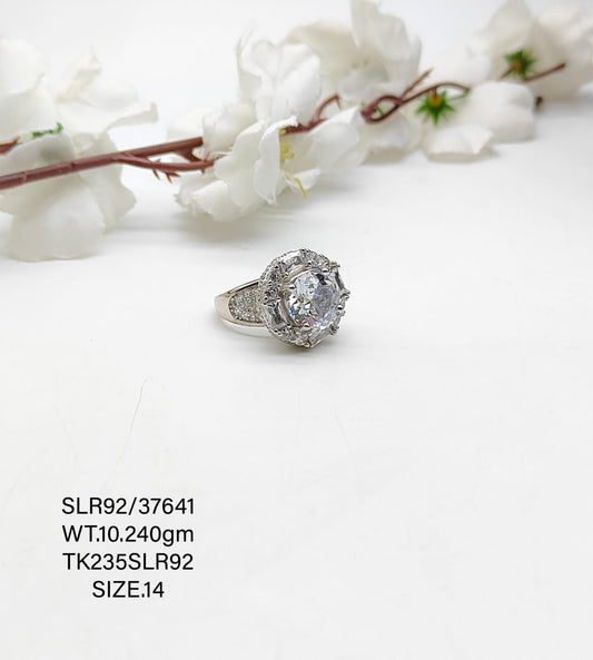 Sterling Silver Signity Ladies Ring