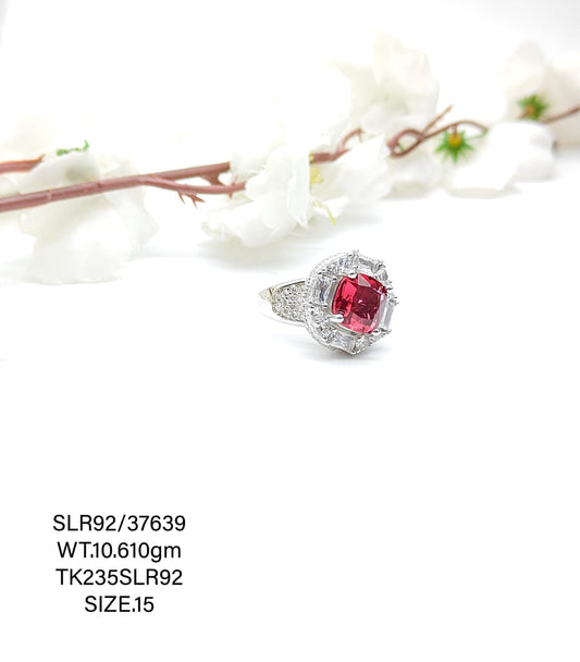 Sterling Silver Signity Ladies Ring
