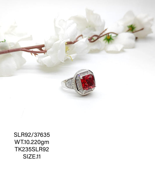 Sterling Silver Signity Ladies Ring