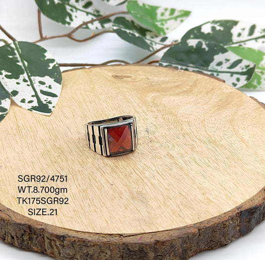 Sterling Silver Gents Ring