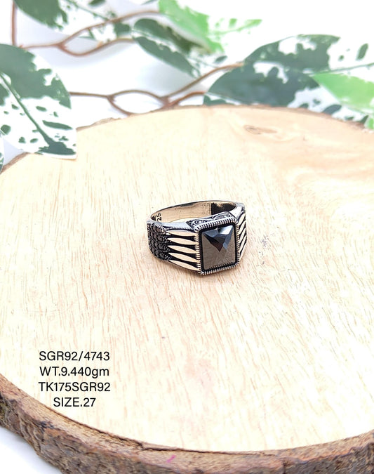 Sterling Silver Gents Ring