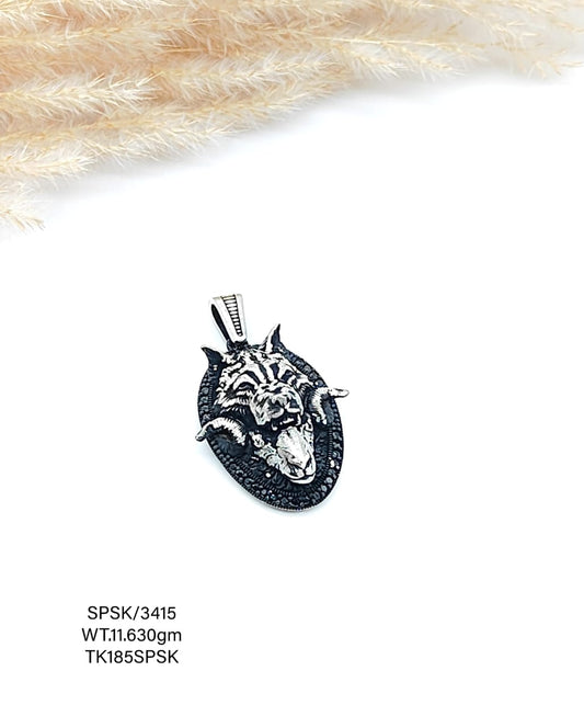 Sterling Silver Gents Locket