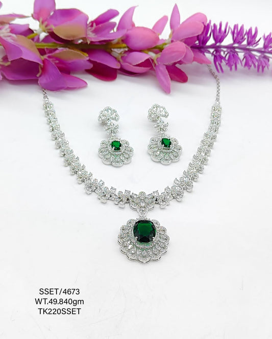 Sterling Silver Signity Set
