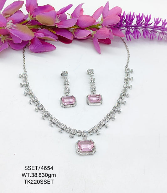 Sterling Silver Signity Set