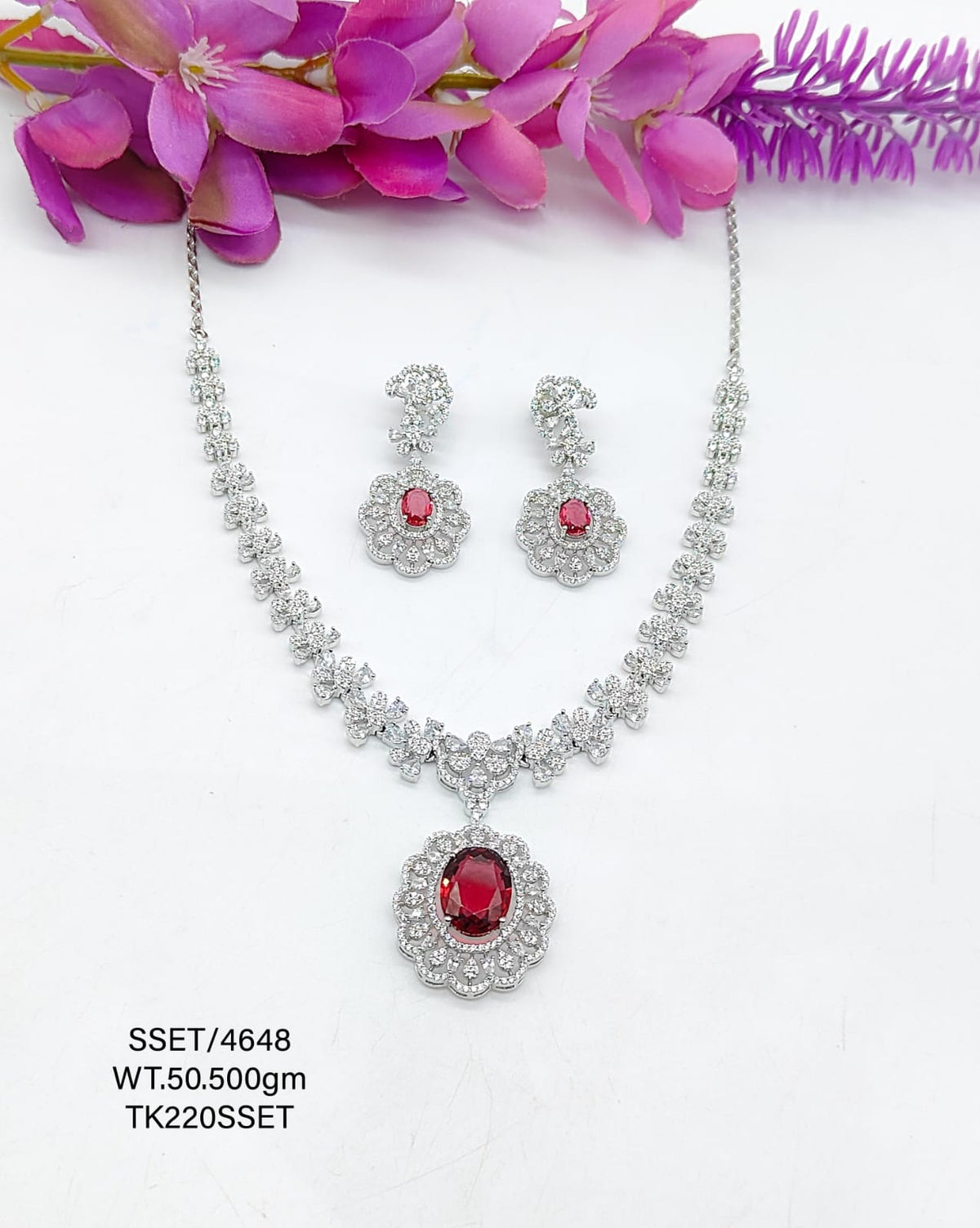 Sterling Silver Signity Set