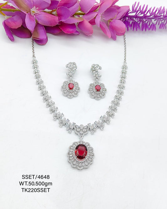 Sterling Silver Signity Set