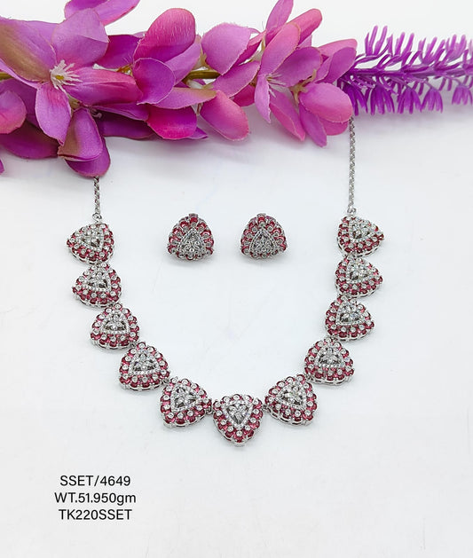 Sterling Silver Signity Set