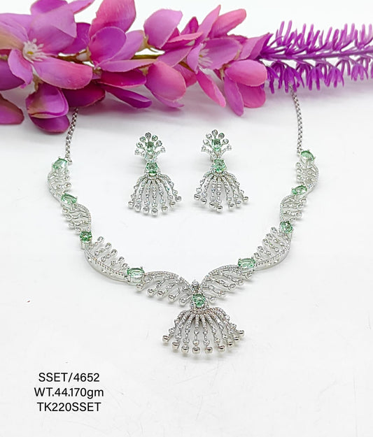 Sterling Silver Signity Set