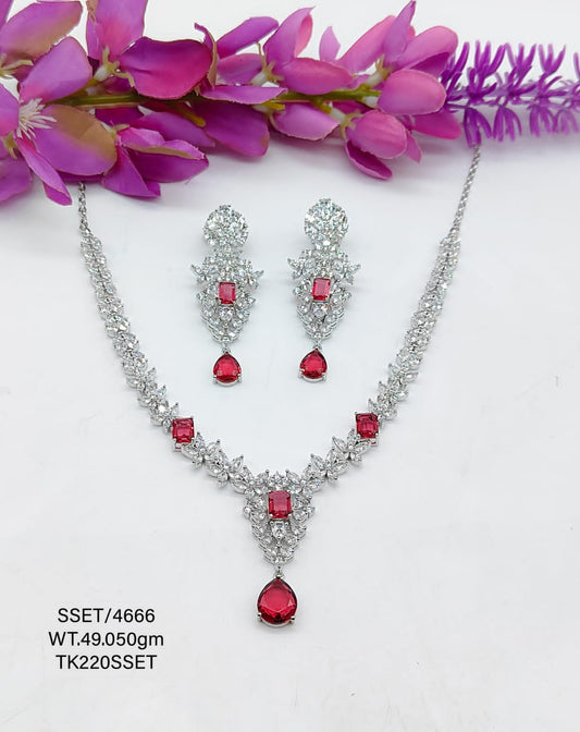 Sterling Silver Signity Set
