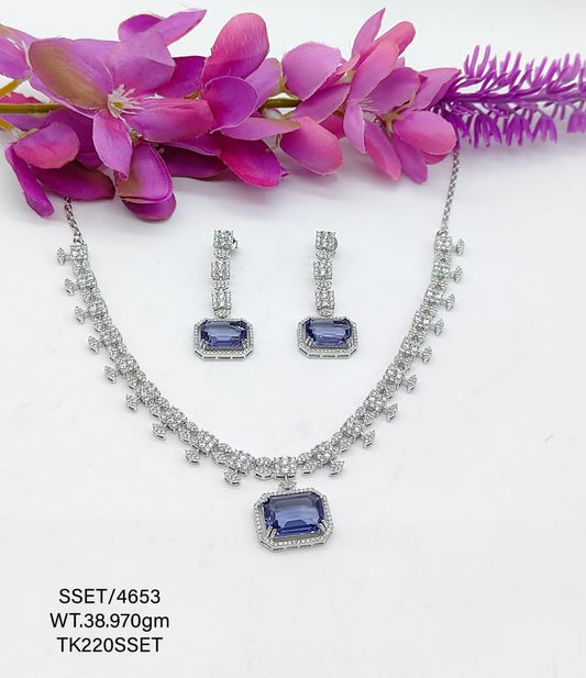 Sterling Silver Signity Set