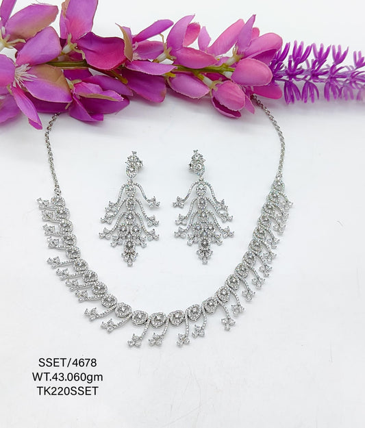 Sterling Silver Signity Set