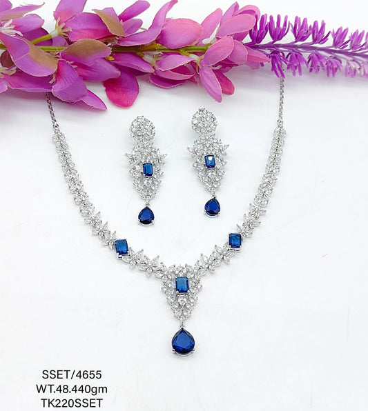 Sterling Silver Signity Set