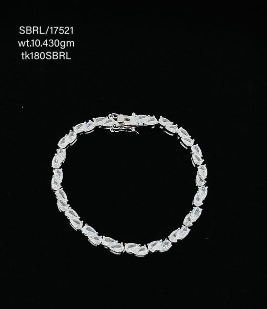 Sterling Silver Ladies Signity Bracelet
