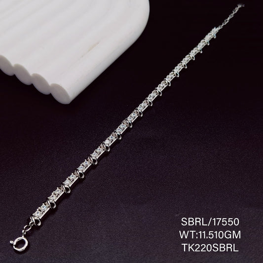 Sterling Silver Ladies Signity Bracelet