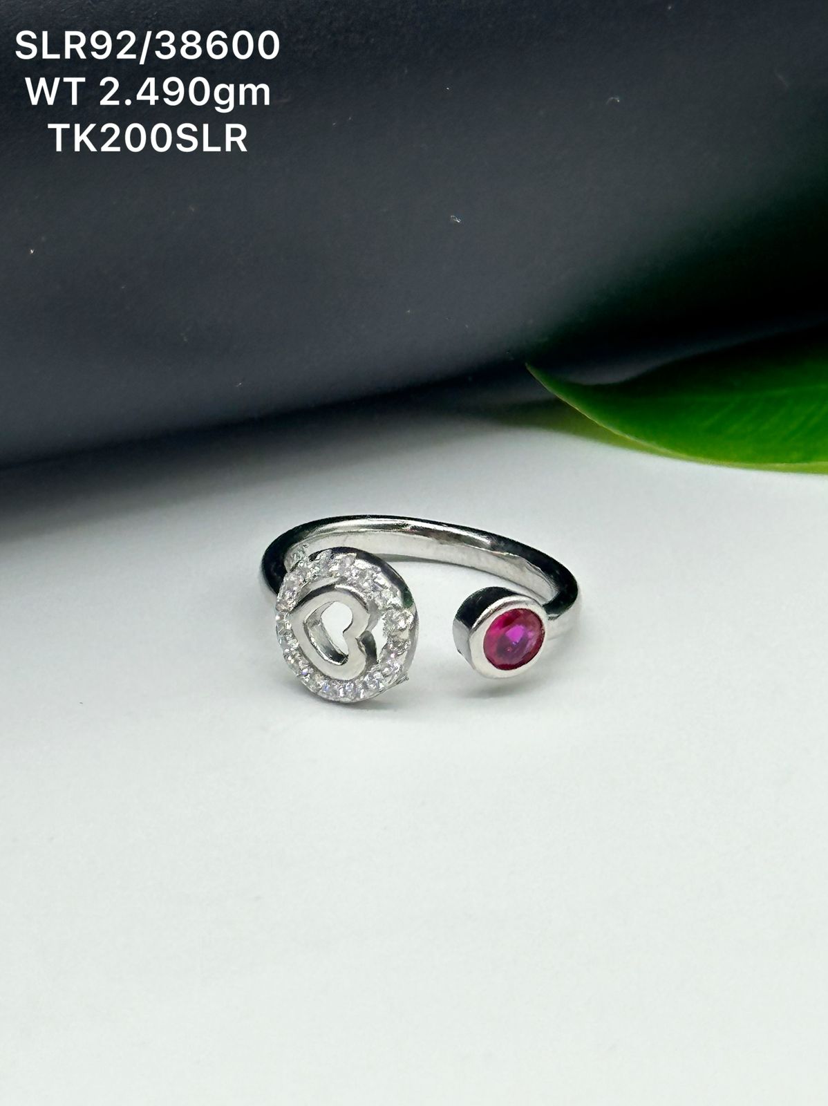 Sterling Silver Signity Ladies Ring