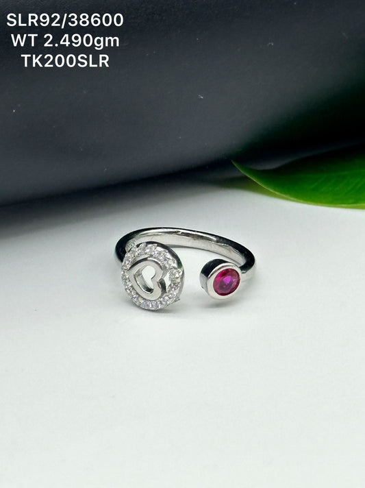 Sterling Silver Signity Ladies Ring