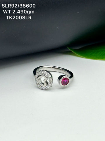 Sterling Silver Signity Ladies Ring
