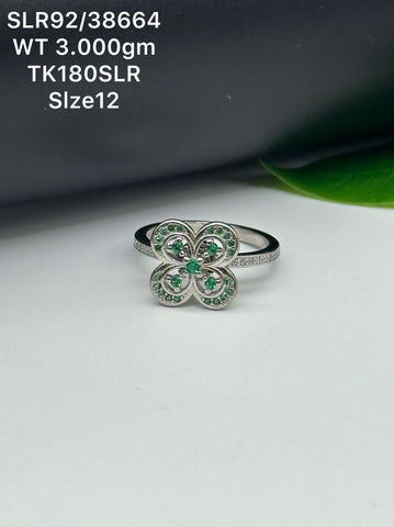 Sterling Silver Signity Ladies Ring