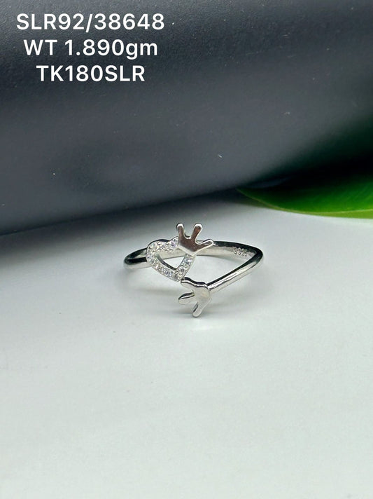 Sterling Silver Signity Ladies Ring