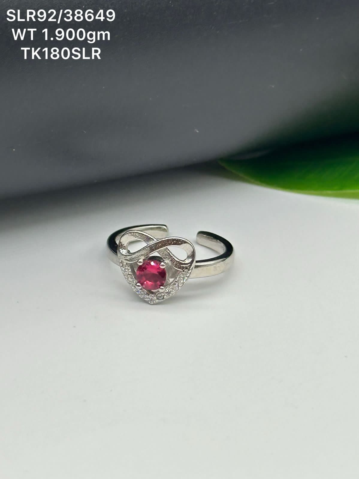 Sterling Silver Signity Ladies Ring