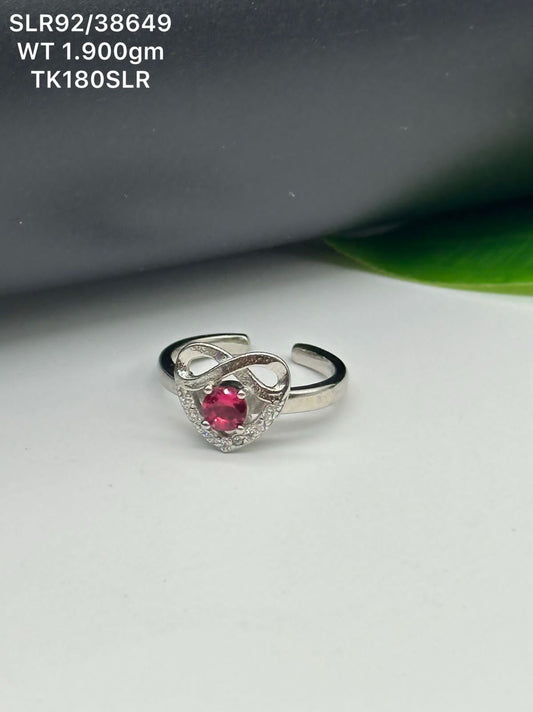 Sterling Silver Signity Ladies Ring