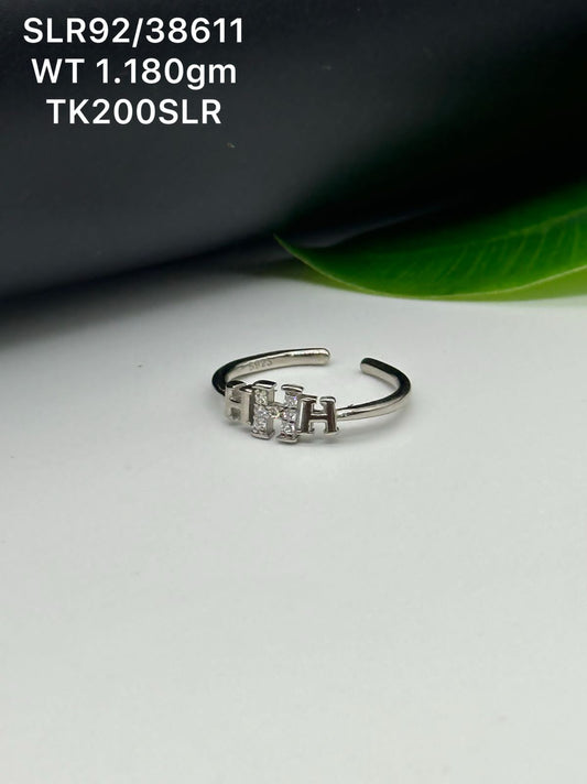 Sterling Silver Signity Ladies Ring