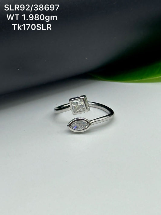 Sterling Silver Signity Ladies Ring